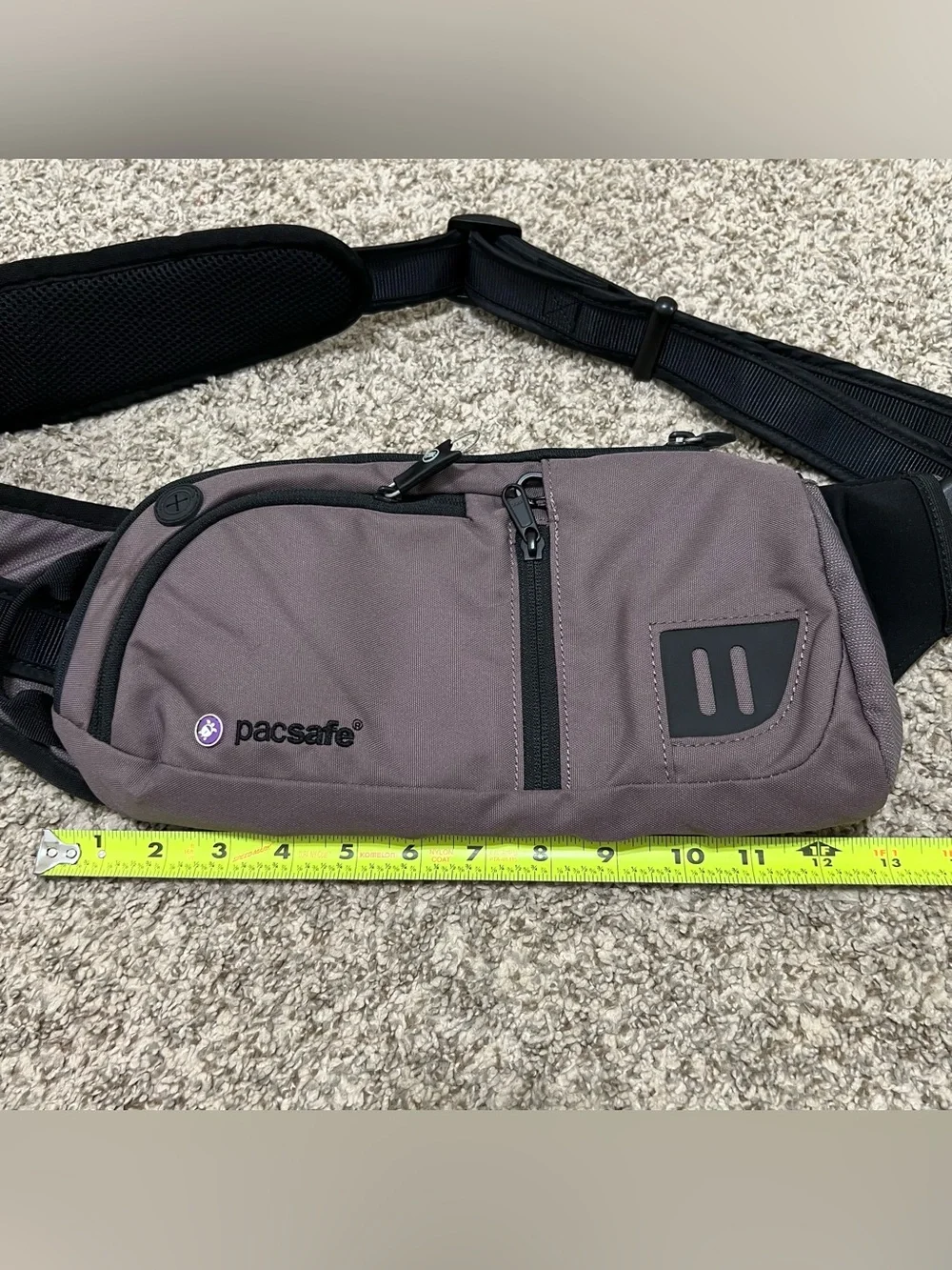 Pacsafe Venturesafe 150 PA028 Anti-Theft Sling Crossbody Pack in Light Purple